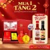 [Tặng Sốt trộn gỏi và Nước tương 3in1] Hộp Quà Đậm Đà Tình Thân GỒM 1 Nước Mắm Tĩn Hiệu Tôm Biển 60N 500ml Và 1 Tĩn Cá Cơm Ruột Đỏ 250 ml không chất bảo quản